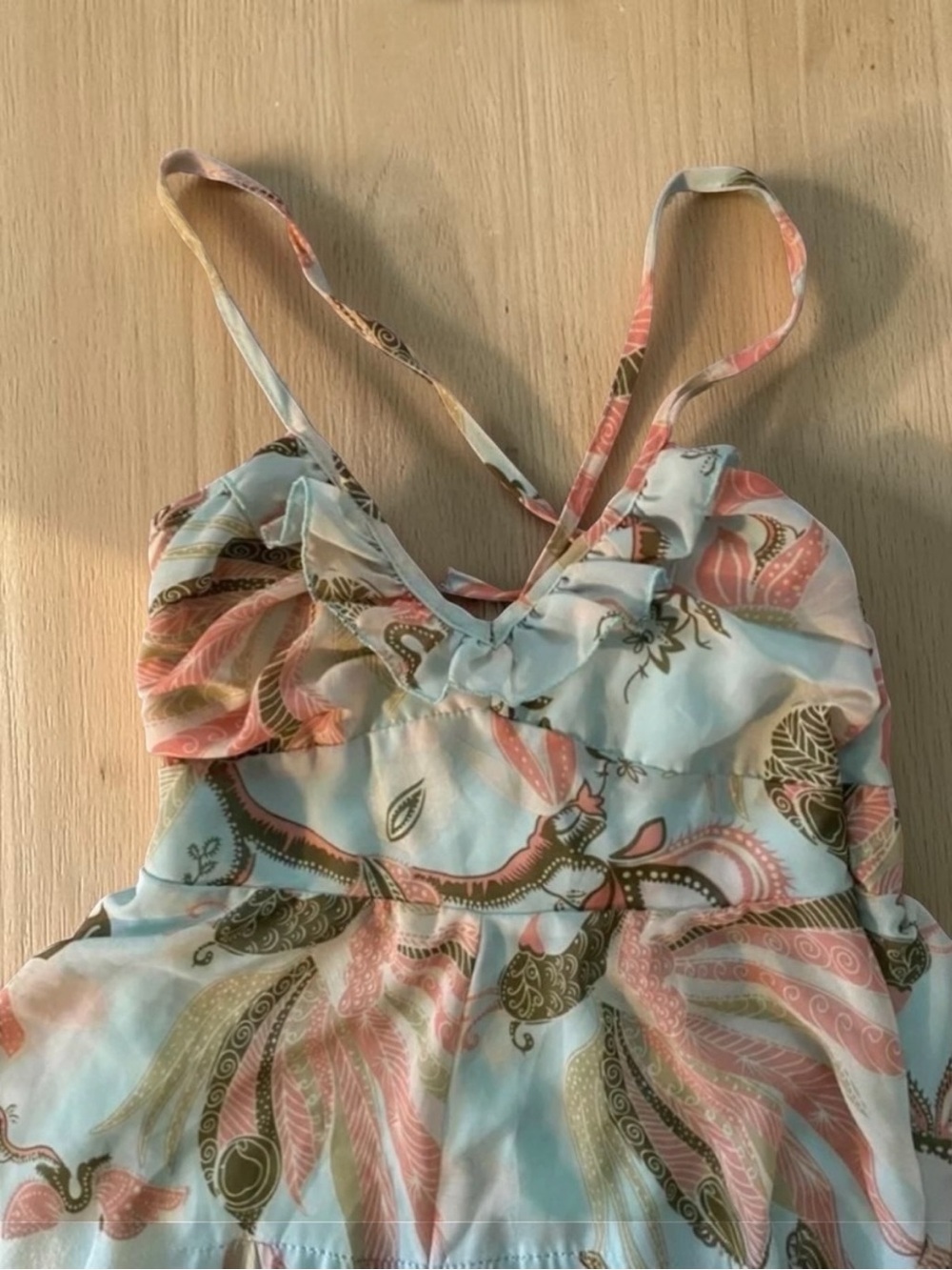 H&M Tiered Ruffle Dress Size 6 - Picture 11 of 11